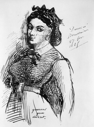Jeanne Duval, 1865 by Charles Pierre Baudelaire